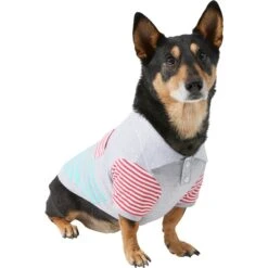 Frisco Striped Polo Dog & Cat Shirt