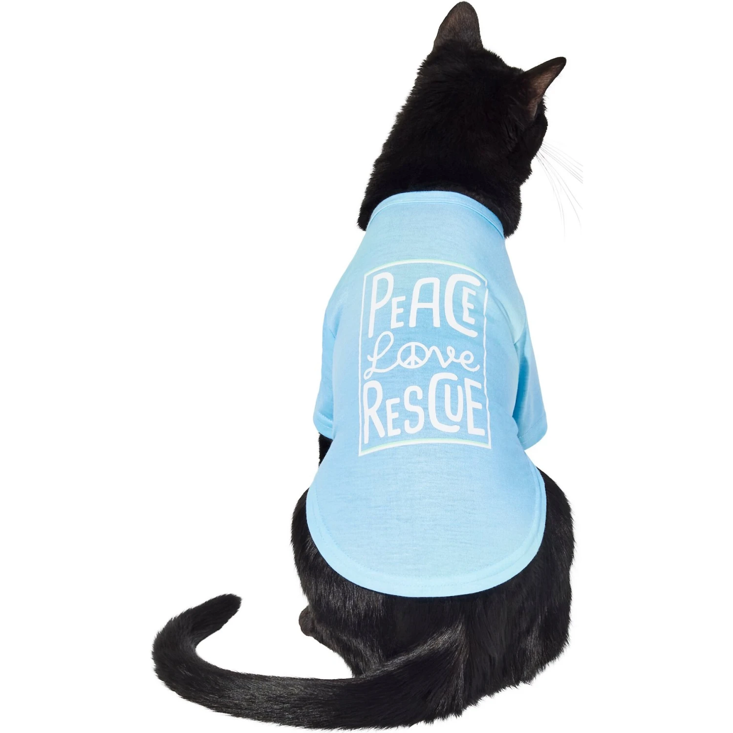 Frisco Peace Love Rescue Dog & Cat T-Shirt 5 Frisco Peace Love Rescue Dog & Cat T-Shirt - Image 3