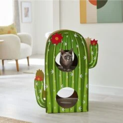 Frisco Cactus Cardboard Cat House, 2-Story 9 Frisco Cactus Cardboard Cat House, 2-Story -Frisco 317725 PT3. AC SS1800 V1642099098