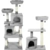 Frisco 61-in Faux Fur Cat Tree & Condo & Frisco 38-in Cat Tree With Condo, Top Perch & Toy -Frisco 318964 MAIN. AC SS1800 V1630360923