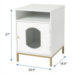 Frisco Elevated Side Table Litter Box Cover -Frisco 322627 PT2. AC SS1800 V1661376260