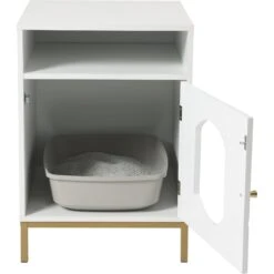 Frisco Elevated Side Table Litter Box Cover -Frisco 322627 PT3. AC SS1800 V1653421283