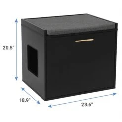 Frisco Drop Down Door Bench Cat Litter Box Cover 8 Frisco Drop Down Door Bench Cat Litter Box Cover -Frisco 322629 PT2. AC SS1800 V1653488860