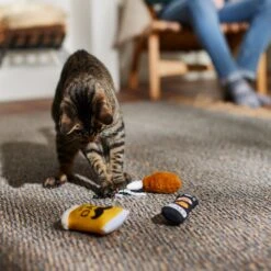 Frisco Dad's Essentials Plush Cat Toy With Catnip, 3 Count -Frisco 327031 PT3. AC SS1800 V1648667368