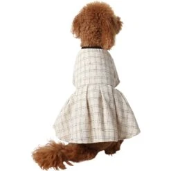 Frisco Tweed Weave Ruffle Skirt Dog & Cat Dress -Frisco 353649 PT2. AC SS1800 V1659008241