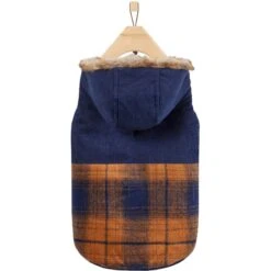 Frisco Mid-Heavyweight Plaid Fleece Lined Dog & Cat Coat -Frisco 353885 PT4. AC SS1800 V1659726714
