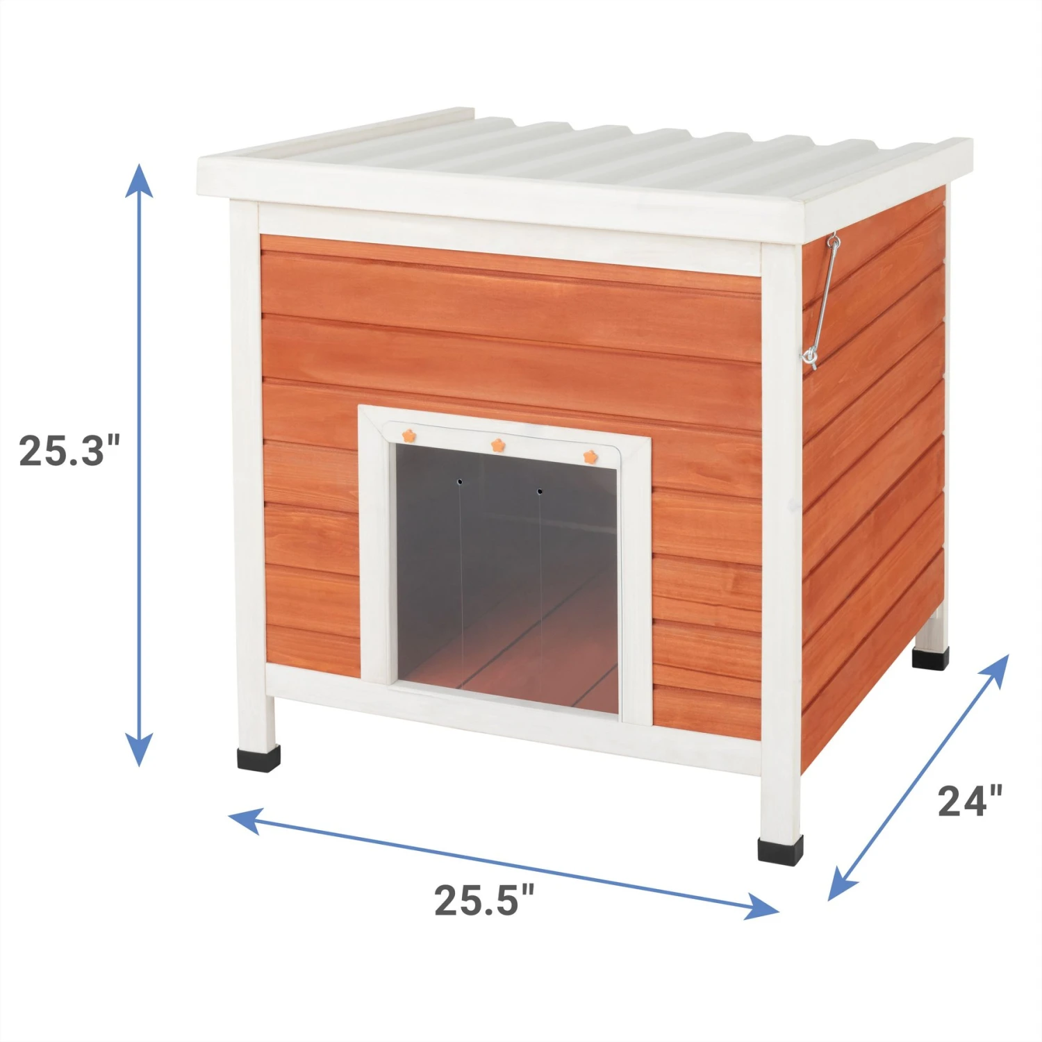Frisco Outdoor Wooden Cat House With Retractable Roof 4 Frisco Outdoor Wooden Cat House With Retractable Roof - Image 2