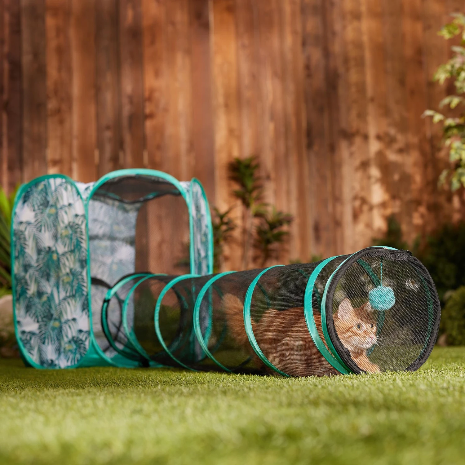 Frisco Mesh Outdoor Extra Tall Pop-up Cat Playpen & Tunnel 9 Frisco Mesh Outdoor Extra Tall Pop-up Cat Playpen & Tunnel - Image 7