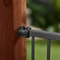 Frisco Outdoor Steel Arch Extra Tall Auto-Close Dog Gate -Frisco 507102 PT5. AC SS1800 V1668736374