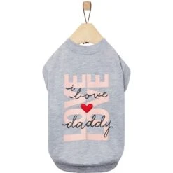 Frisco I Love Daddy Heart Dog & Cat T-Shirt
