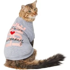 Frisco I Love Mommy Heart Dog & Cat T-Shirt -Frisco 608382 PT2. AC SS1800 V1676644967