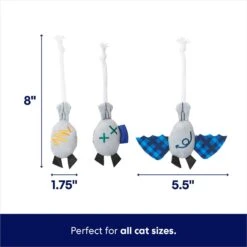 Frisco Halloween Cutie Bats Plush Cat Toy With Catnip -Frisco 667990 PT1. AC SS1800 V1689277404