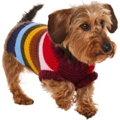 Frisco Chunky Knit Multi-Stripe Dog & Cat Sweater -Frisco 718662 PT2. AC SS1800 V1703184683