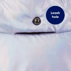 Frisco Heavy Weight Iridescent Quilted Dog & Cat Hooded Puffer Coat -Frisco 720038 PT6. AC SS1800 V1692202672