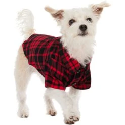 Frisco Red Tartan Plaid Dog & Cat Flannel Shirt -Frisco 720790 PT2. AC SS1800 V1703194382
