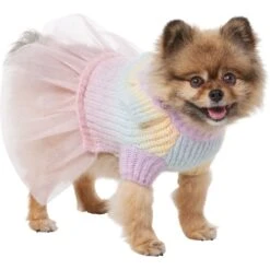 Frisco Rainbow Dog & Cat Sweater Dress 12 Frisco Rainbow Dog & Cat Sweater Dress -Frisco 720934 PT2. AC SS1800 V1703194381