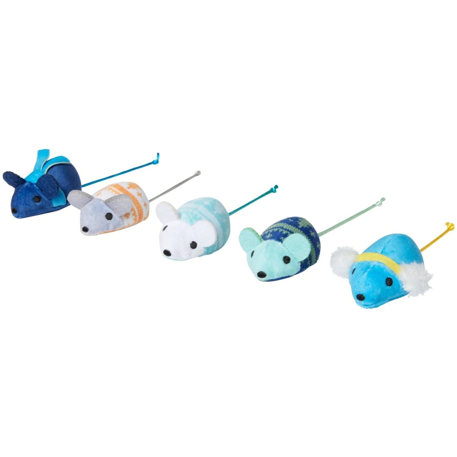 Frisco Holiday Festive Arctic Blues Mice Plush Cat Toy With Catnip 3 Frisco Holiday Festive Arctic Blues Mice Plush Cat Toy With Catnip