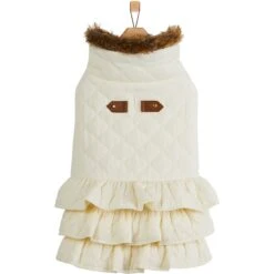 Frisco Medium Weight Quilted Ruffle Tiered Dog & Cat Dress 14 Frisco Medium Weight Quilted Ruffle Tiered Dog & Cat Dress -Frisco 744262 PT3. AC SS1800 V1692978554