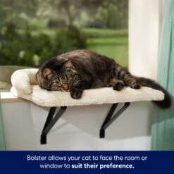 Frisco Plush Cat Window Perch With Removeable Bolster -Frisco 804630 PT3. AC SS1800 V1695933062
