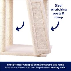 Frisco 52-in Faux Fur Cat Tree & Condo -Frisco 92261 PT4. AC SS1800 V1667227608