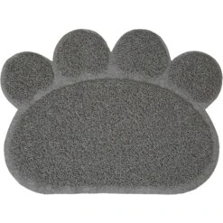 Van Ness Enclosed Cat Litter Pan & Frisco Paw Shaped Cat Litter Mat -Frisco 947414 PT4. AC SS1800 V1693925030