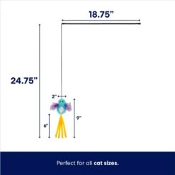 Frisco Fabric Teaser Wand Cat Toy & Frisco Bird With Feathers Teaser Wand Cat Toy With Catnip -Frisco 962094 PT6. AC SS1800 V1694782977