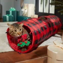 Frisco Holiday Buffalo Plaid Foldable Play Tunnel Cat Toy With Catnip & Frisco Holiday Festive Red Variety Pack Gift Box Cat Toy With Catnip, 14 Count 12 Frisco Holiday Buffalo Plaid Foldable Play Tunnel Cat Toy With Catnip & Frisco Holiday Festive Red Variety Pack Gift Box Cat Toy With Catnip, 14 Count -Frisco 986262 PT4. AC SS1800 V1698258115
